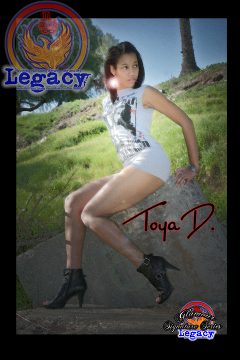 Female model photo shoot of Toya D by Legacy Glamour Creation