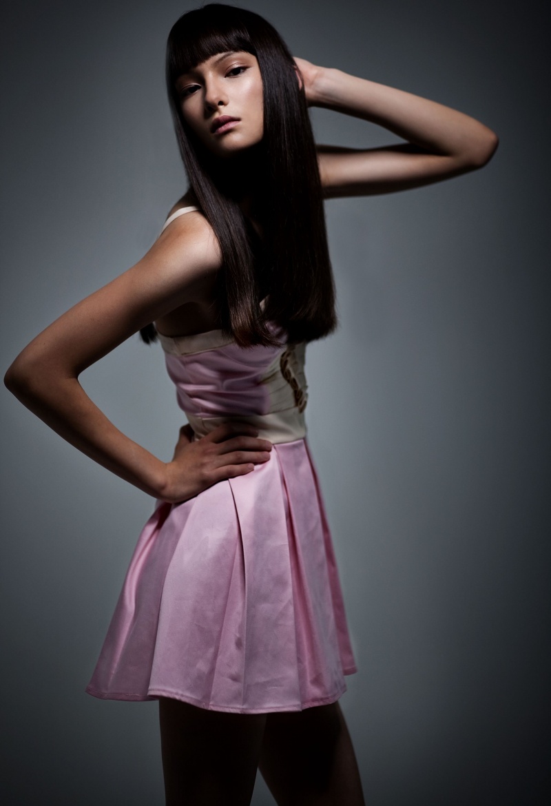 Female model photo shoot of Styling by Xza by steve hudson photo in Wicker Park Loft, clothing designed by Tatyana Merenyuk
