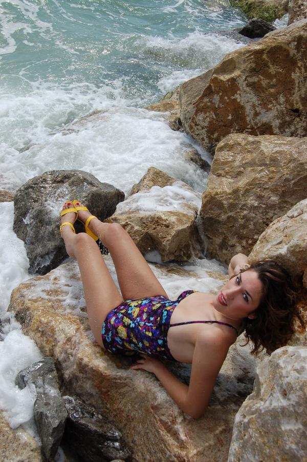 Female model photo shoot of April Caldwell in Orange Beach, AL