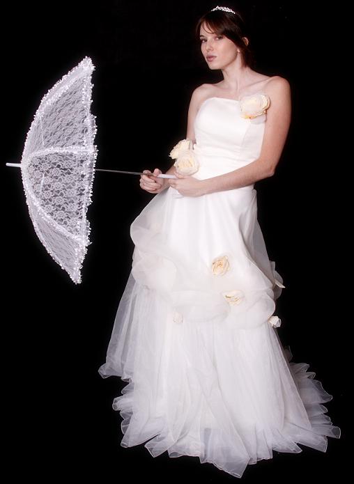 Female model photo shoot of -Fayetal- in Mila Bridal, clothing designed by Olivia K by miLA