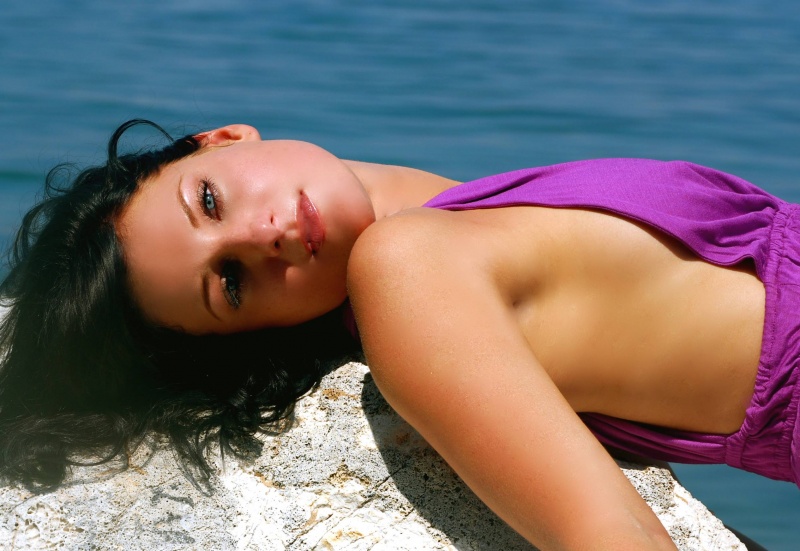 Female model photo shoot of LisaMarieP in Corfu, Greece
