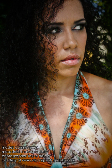 Female model photo shoot of DASTORM by VROOMPHOTOGRAPHY in Ybor City, makeup by Sinful Makeup Artistry