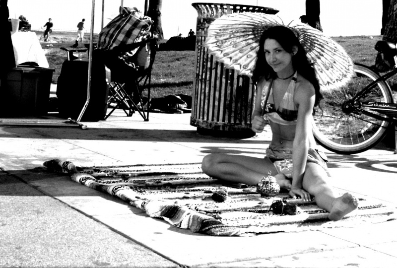 Female model photo shoot of Kassandra Lynne  in Venice Beach, CA