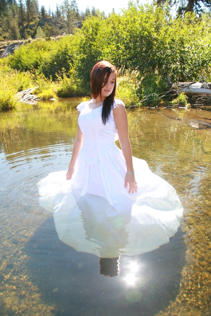Female model photo shoot of MiSSNiKKi86 by Alluring Photography in *Truckee River*