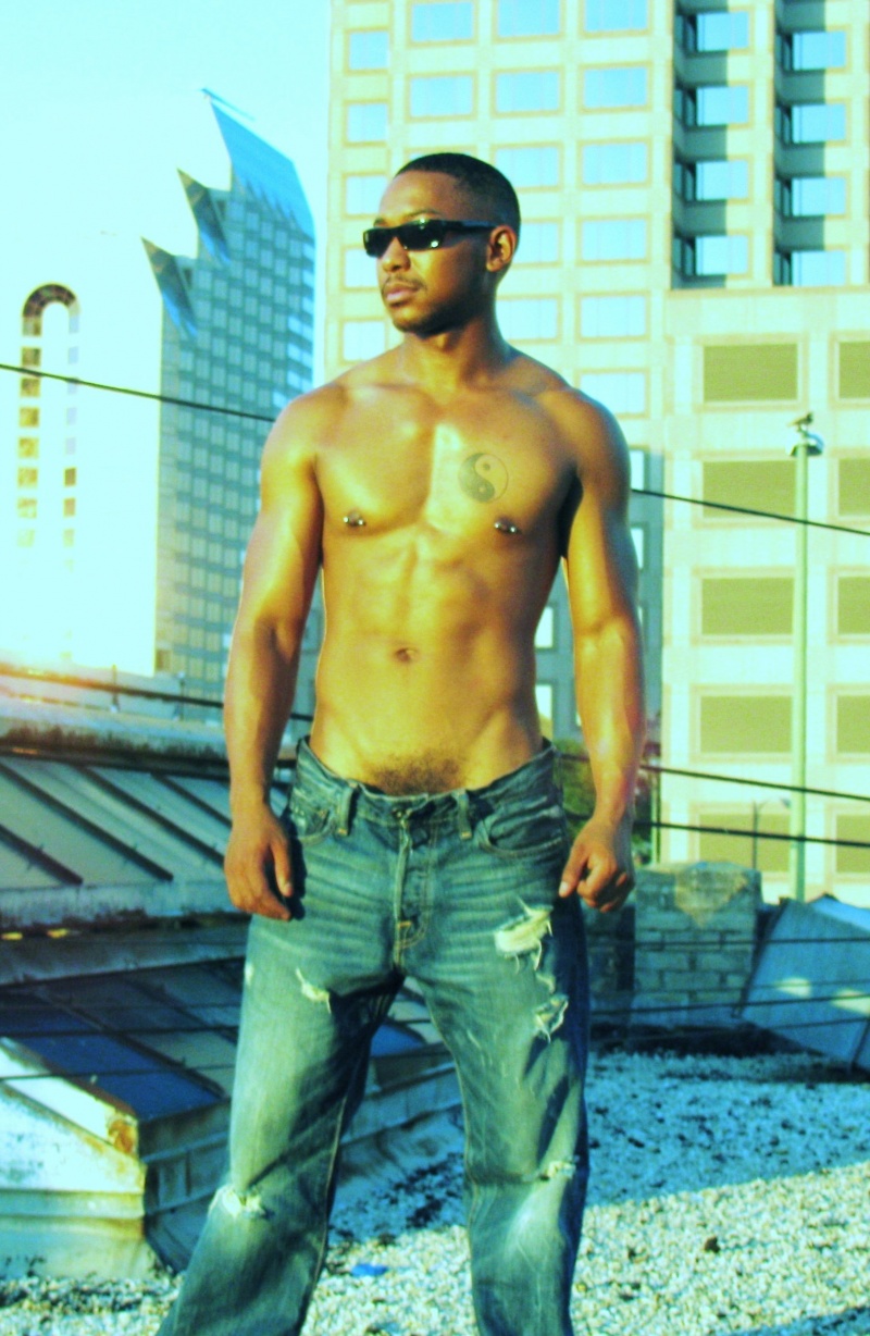 Male model photo shoot of Don Edwin in San Antiono (rooftop)