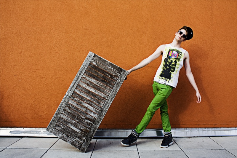 Male model photo shoot of Antonio de Domenici by Olivia Cady in Hostil Rooftop