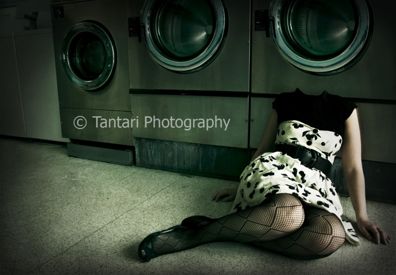 Female model photo shoot of Tantari Photography in Carlton Laundromat 