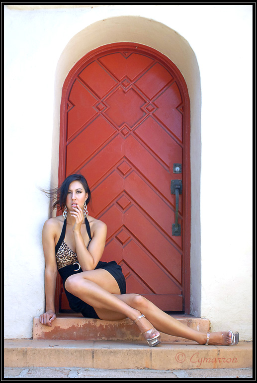 Male and Female model photo shoot of Eye Chocolate and Lady Rebel by Dan Cymarron in San Diego, CA