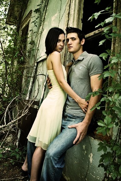 Male and Female model photo shoot of Drew Strickland and Kitty Nakaishi