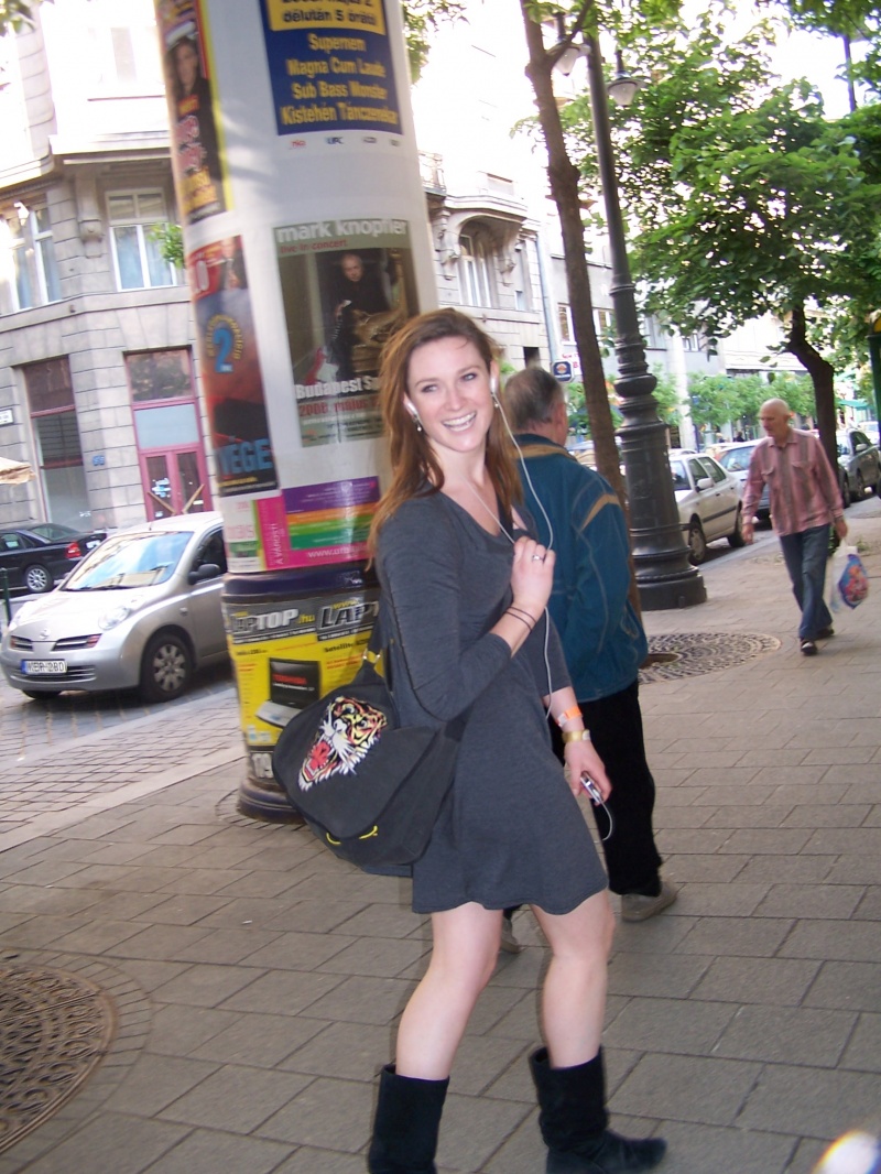 Female model photo shoot of Kelsey Marie W in Budapest