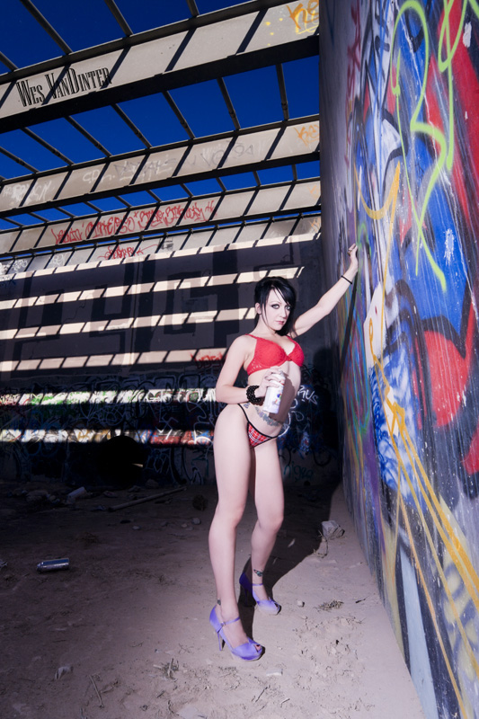 Female model photo shoot of FrancescaCarla by wesfoto in secret spot ,NV