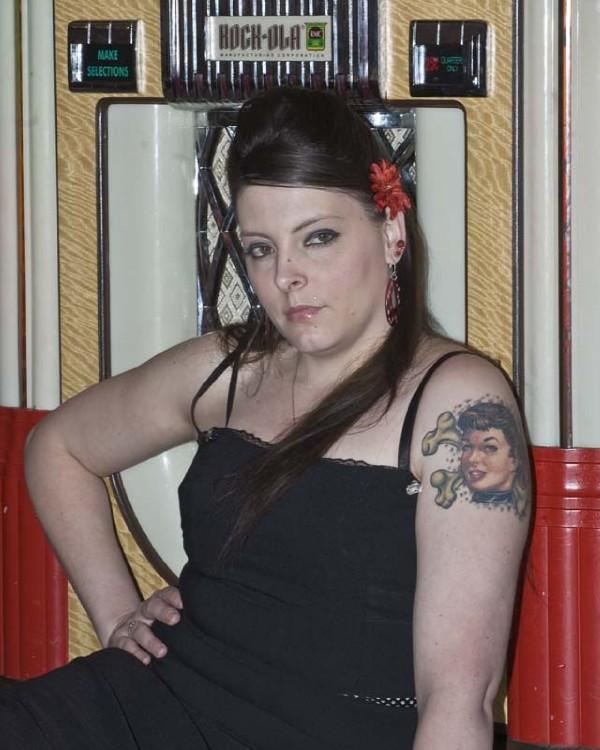 Female model photo shoot of MissBettieLove in Dixie's Diner