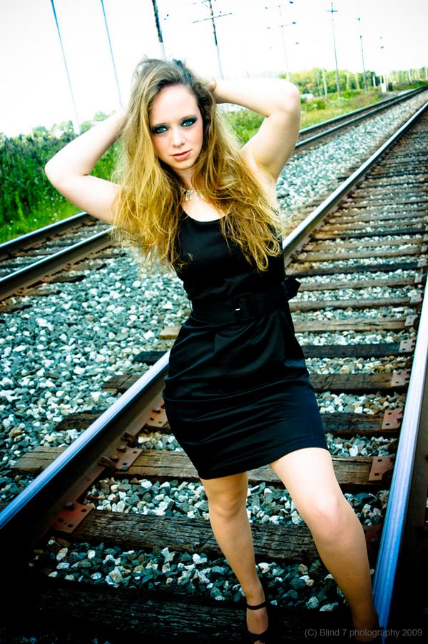 Female model photo shoot of model hill by Blind 7 Photography