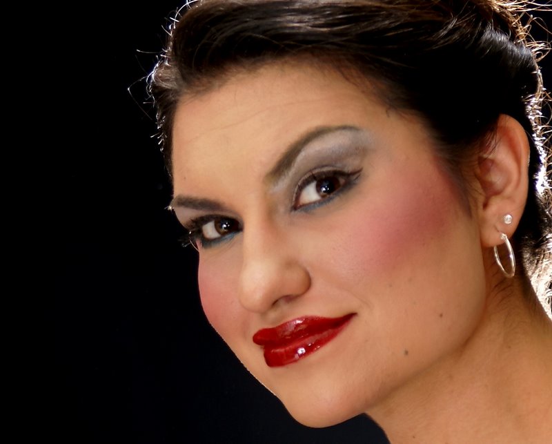 Female model photo shoot of Dottie W Makeup by JVC STUDIOS LLC