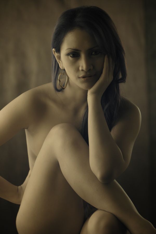 Female model photo shoot of sisca melliana in Darwis Triadi Studio, Jakarta