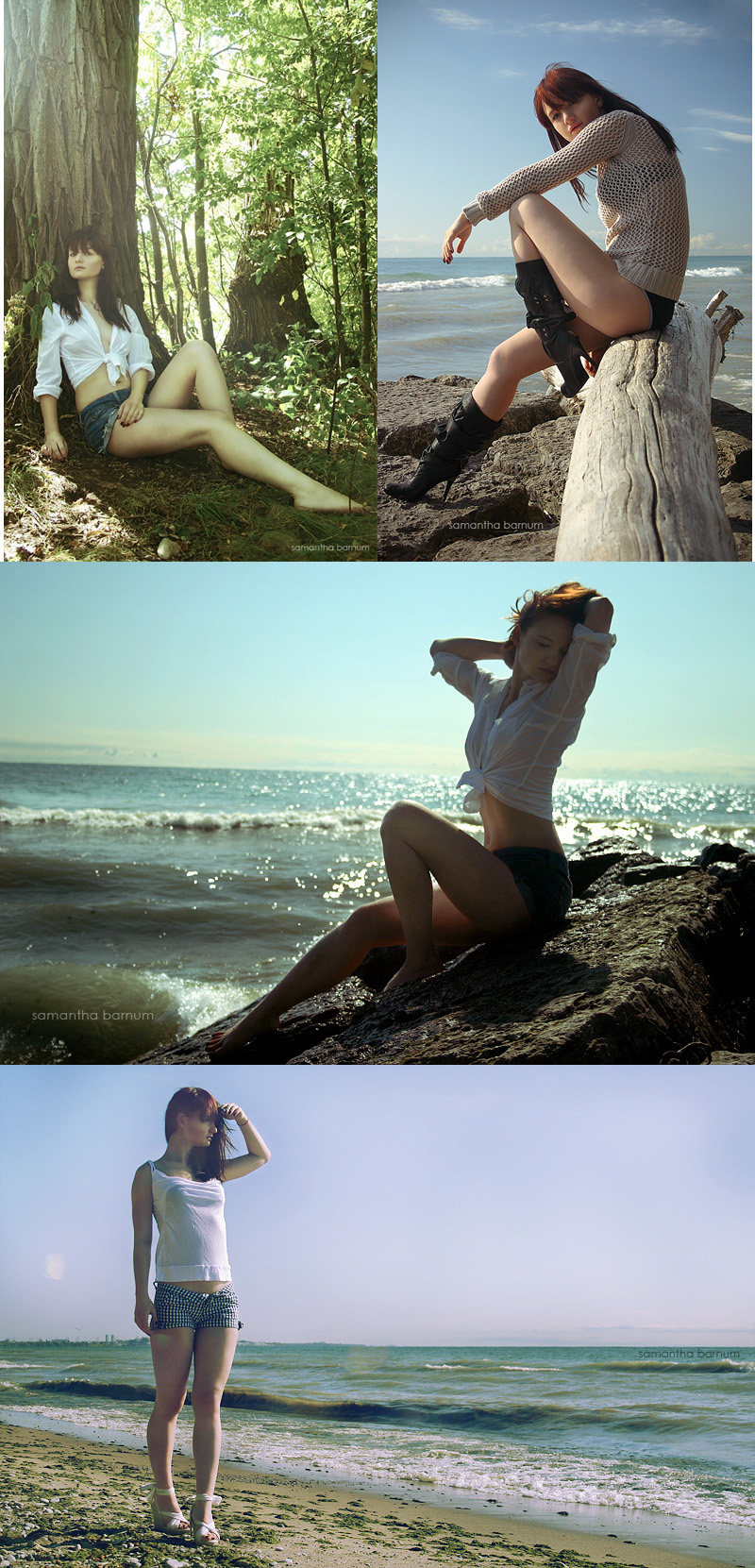 Female model photo shoot of Samantha Barnum and ilinca in Port Union, Ontario.