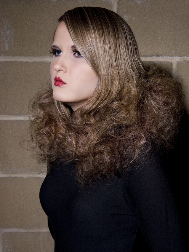 Female model photo shoot of folawns backstage by LARA images