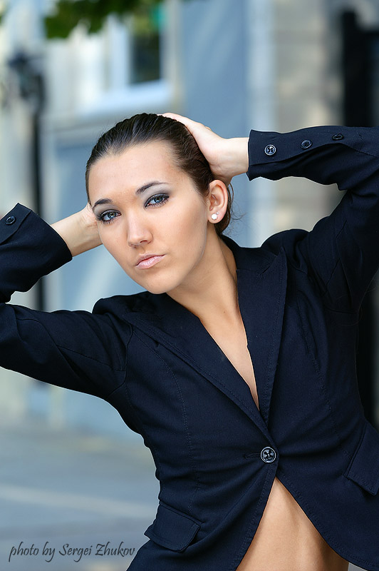 Female model photo shoot of Kisa Stratonova