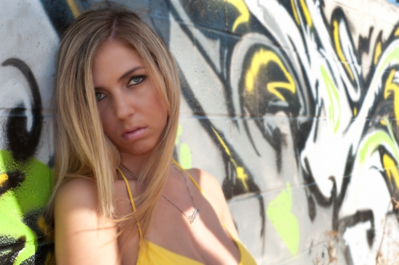 Female model photo shoot of Rachel Nicole B in Downtown LA