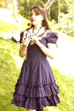 Female model photo shoot of Mitsuko Soma in Parc des Buttes Chaumont, Paris, France
