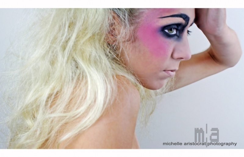 Female model photo shoot of Katrina V by by Michelle Aristocrat, makeup by Aristocratic