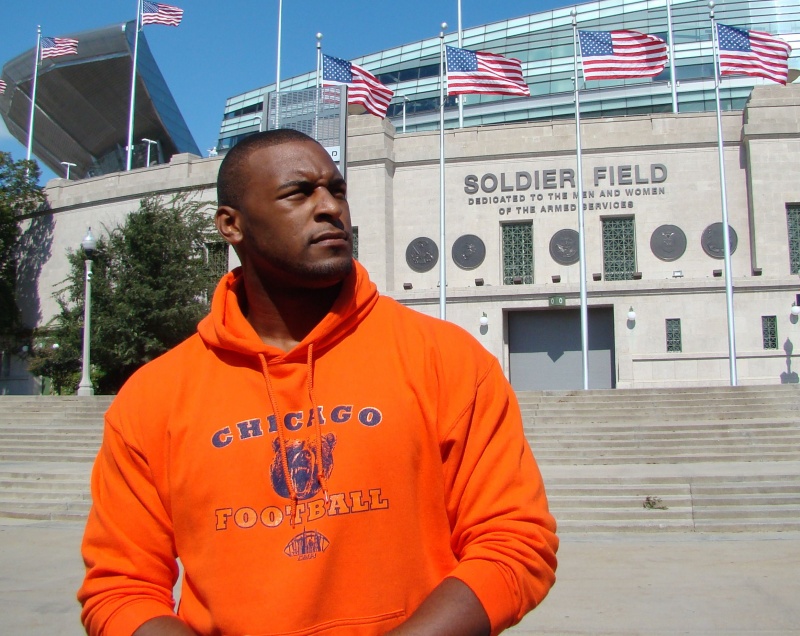Male model photo shoot of ChicagoMyHome in Soldier Field, Chicago