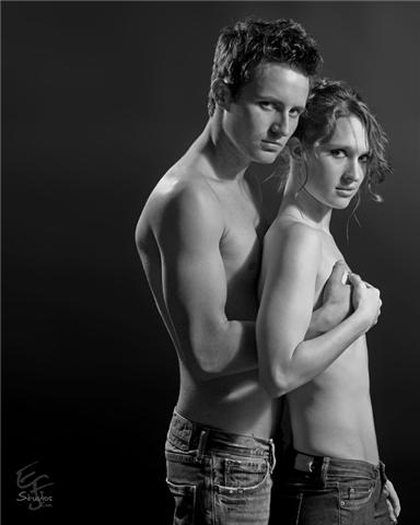 Male and Female model photo shoot of Lance Hack and Karen Gleisberg by EJF Studios