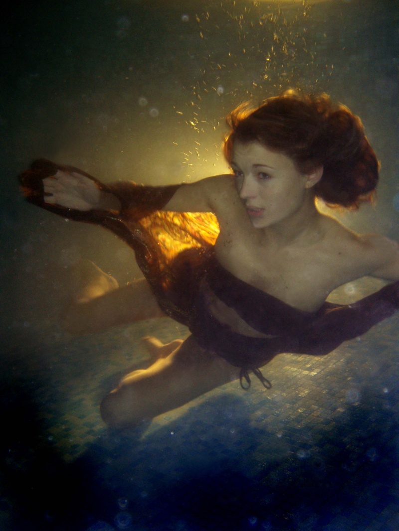Female model photo shoot of Beth Alderson and laurenbunney in Underwater