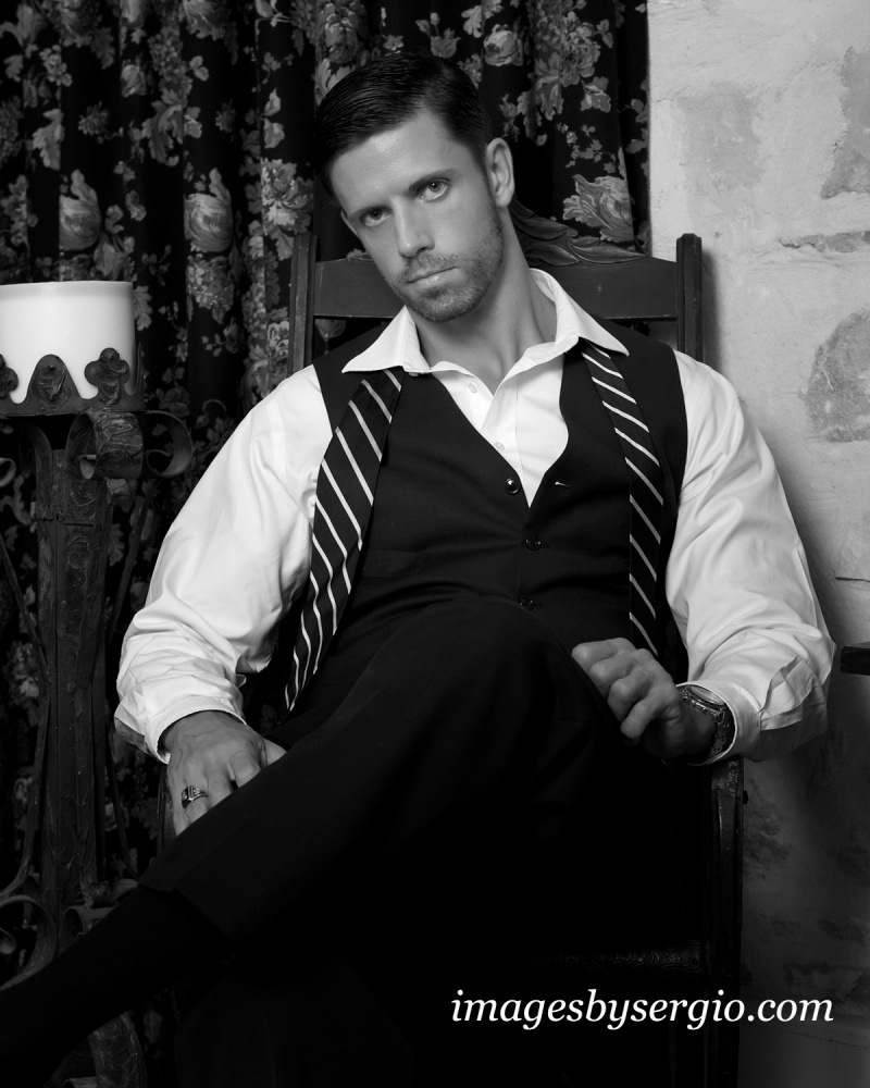 Male model photo shoot of Dave Brett by Sergio Rodriguez