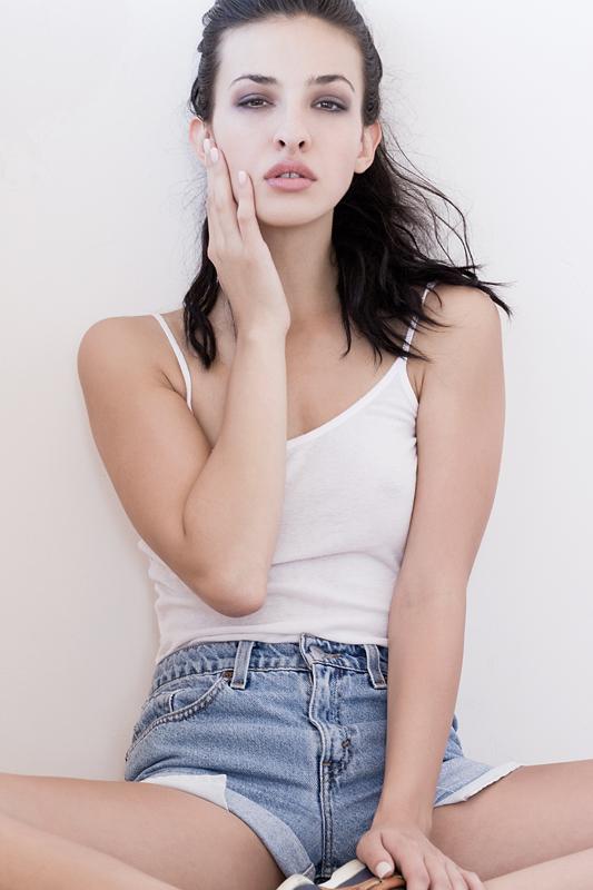 Female model photo shoot of marlow DeVonne by Evan Romine, makeup by Aeni