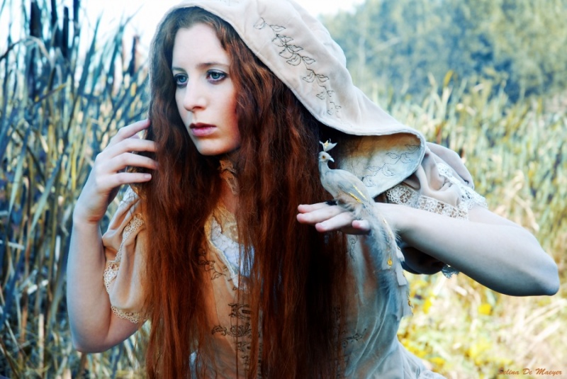 Female model photo shoot of Elvire by Selina De Maeyer