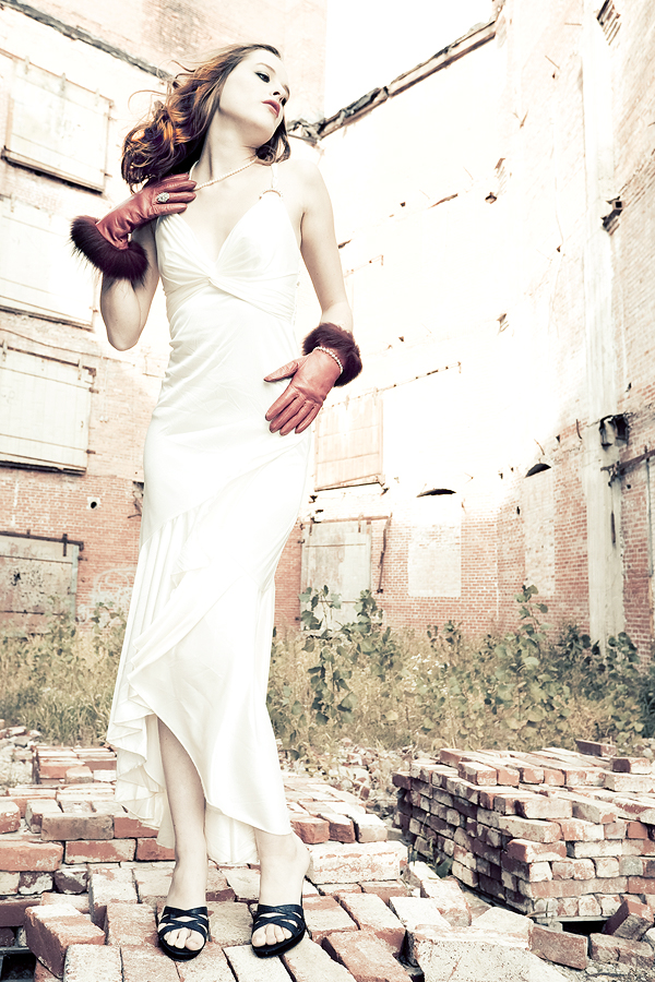 Female model photo shoot of Chelsi Kay by Ryan Moffitt Designs in West Bottoms, KC