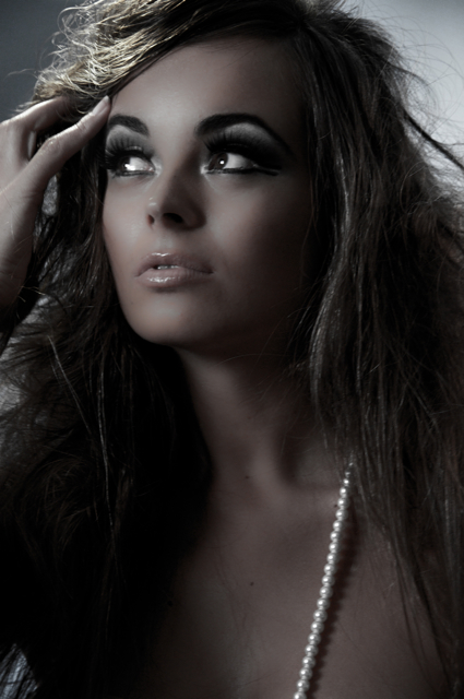 Female model photo shoot of Leticia Valdez, makeup by Christina Vega