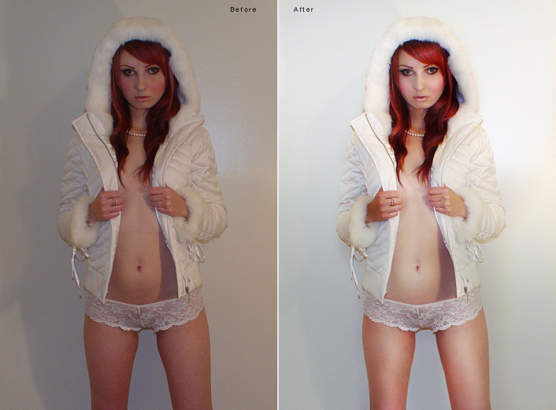 Female model photo shoot of Bare Bones Retouch