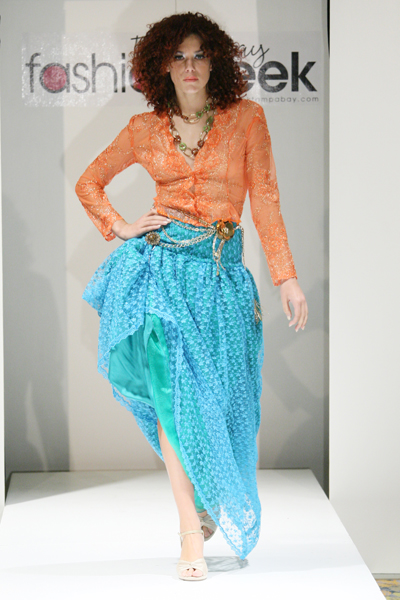 Female model photo shoot of Zoe Mannino in Fashion Week Tampa Bay 2009