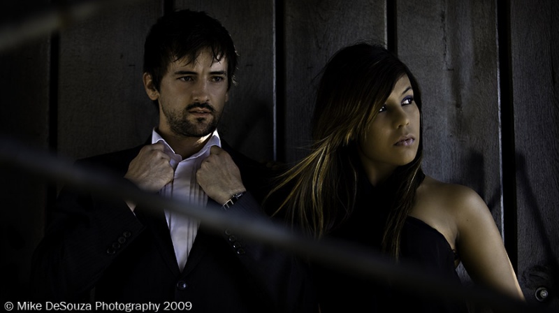 Male and Female model photo shoot of Silverdale-P, Gareth Hayward and Mia T xxx in Cardiff Bay