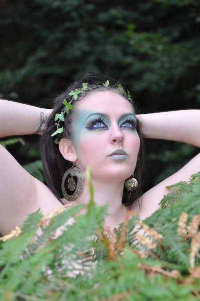 Female model photo shoot of Leah Jones in woodland gwent