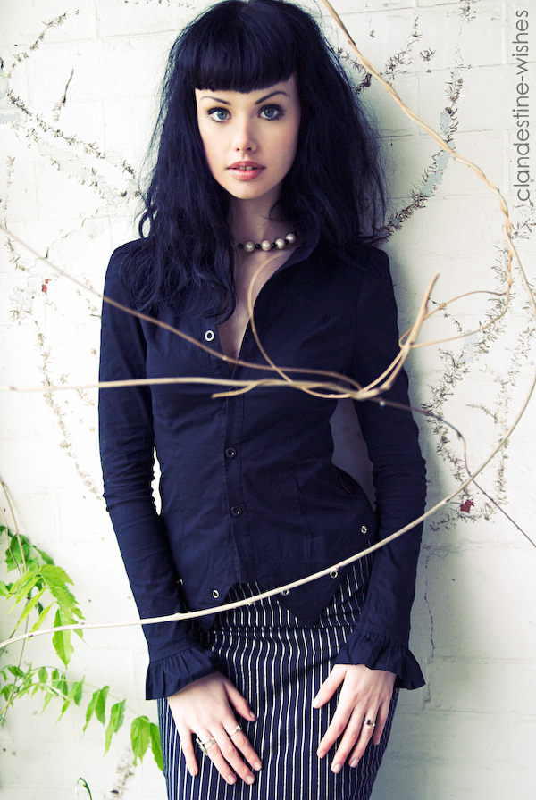 Female model photo shoot of Mizzerie_Debauch by Shauna Phoon, makeup by Megan Harrison