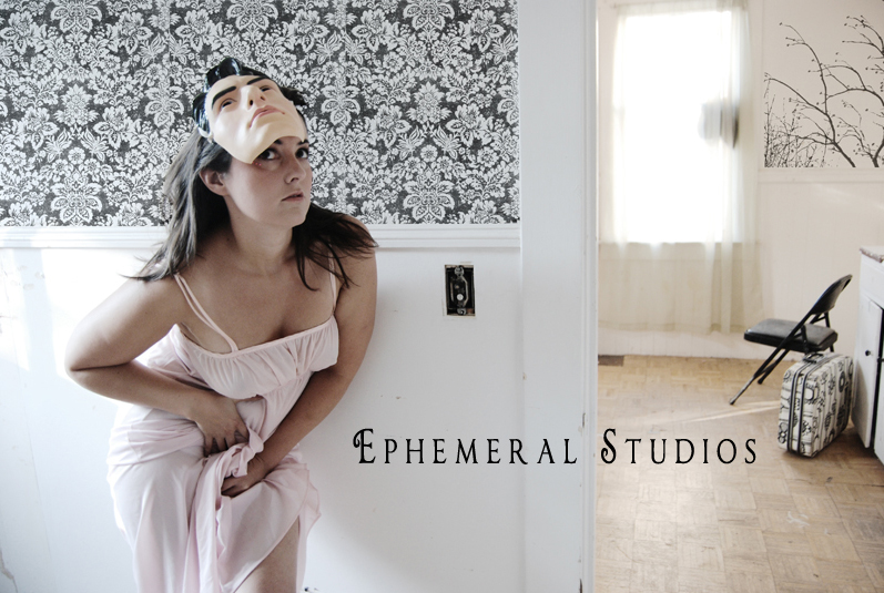 Female model photo shoot of ephemeral studios in the studio