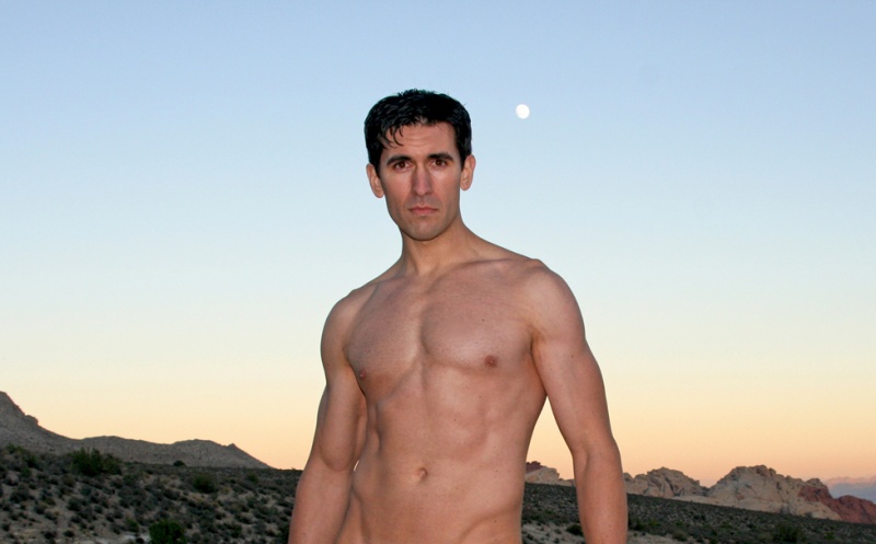 Male model photo shoot of nathan ferrier in Red Rock Canyon