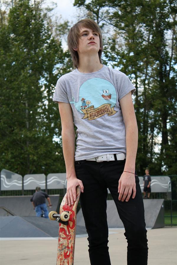Male model photo shoot of Kegan Thomas in Skatepark.