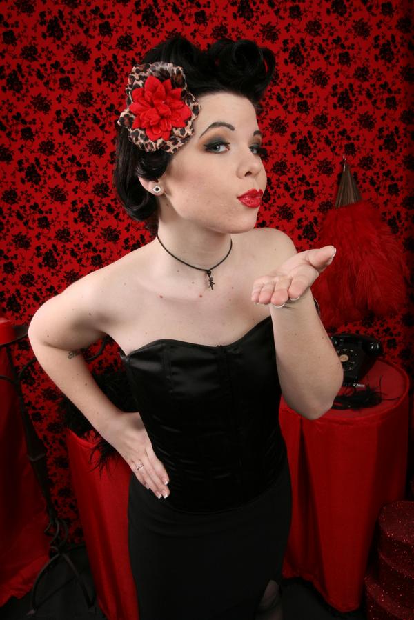 Female model photo shoot of Lexi Lust by Bombshell Pinups and VARGA PHOTOGRAPHY in Lucky Star Studios
