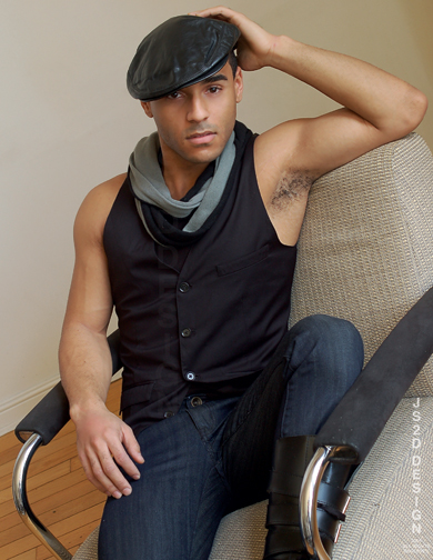 Male model photo shoot of JS2D Design and terrel fraser in NYC