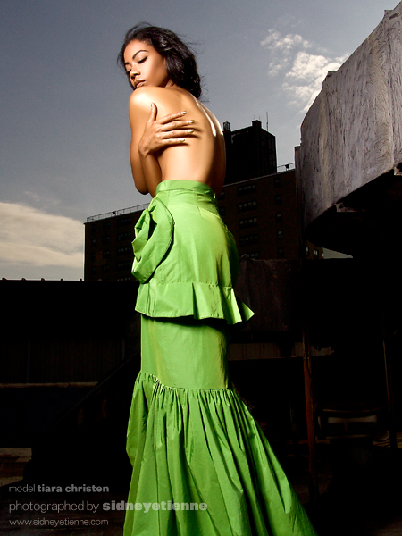 Female model photo shoot of TIARA CHRISTEN by Sidney Etienne in Sidney's Place - Brooklyn, New York