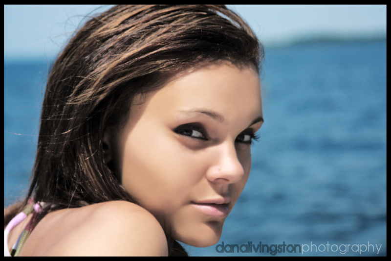 Female model photo shoot of Dana Livingston  in lake champlain, ny.