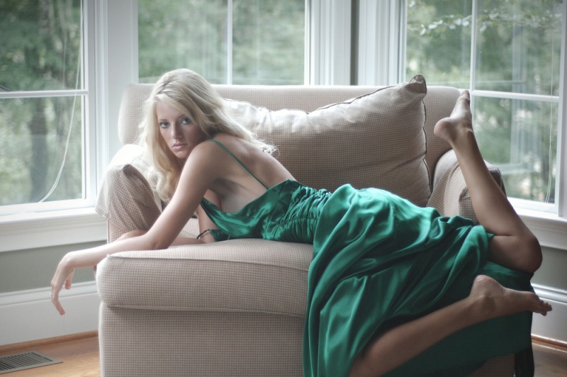 Female model photo shoot of Lorelka in My living room
