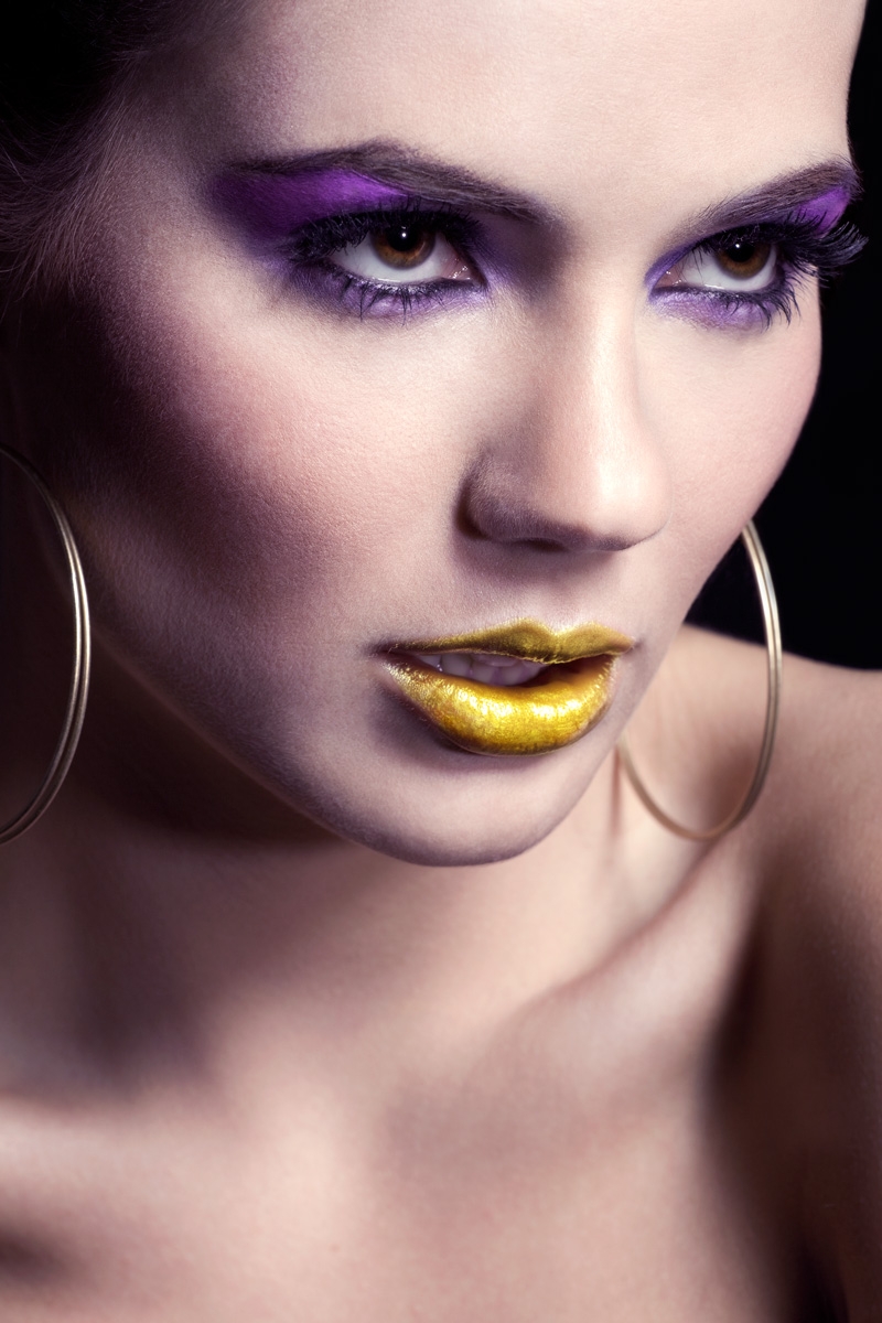 Female model photo shoot of Sable Lee Makeup hair and Gabriela Yanitz by Greg Cunningham