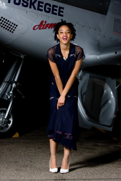 Female model photo shoot of Sherrell C Allen in At the old airport in south saint paul