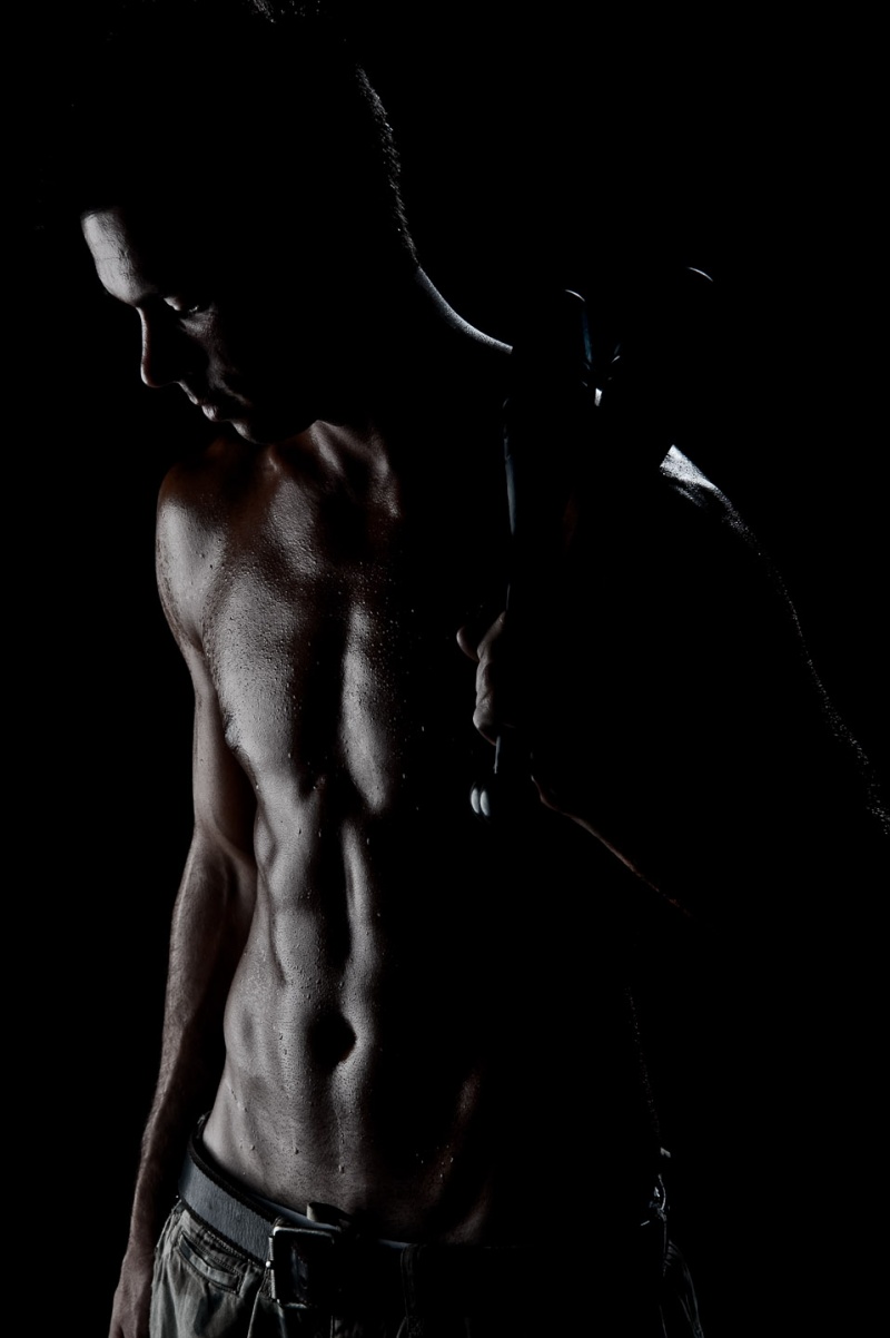Male model photo shoot of Fernando M Gutierrez in MBodyStrength