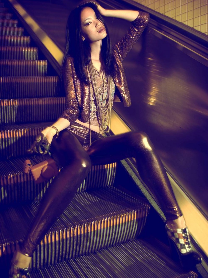 Female model photo shoot of Athena Dugan Stylist in UES, Manhattan